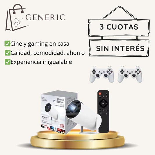 GameProyector® - Cine y gaming en casa | +20.000 JUEGOS 4K