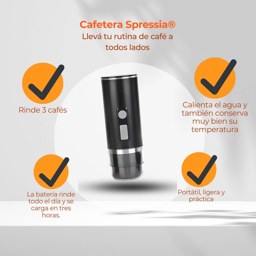 Cafetera Spressia® - Portátil, práctica e innovadora.