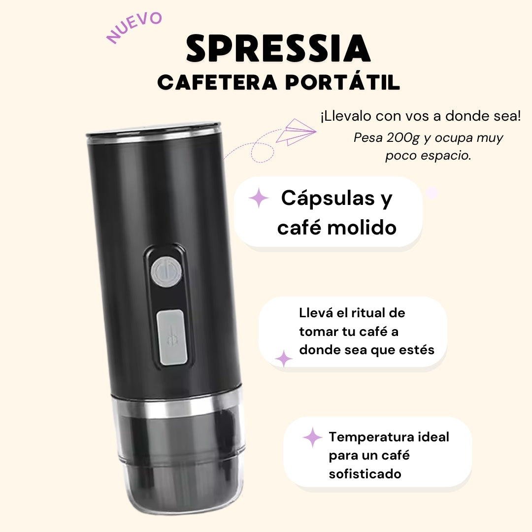 Cafetera Spressia® - Portátil, práctica e innovadora.